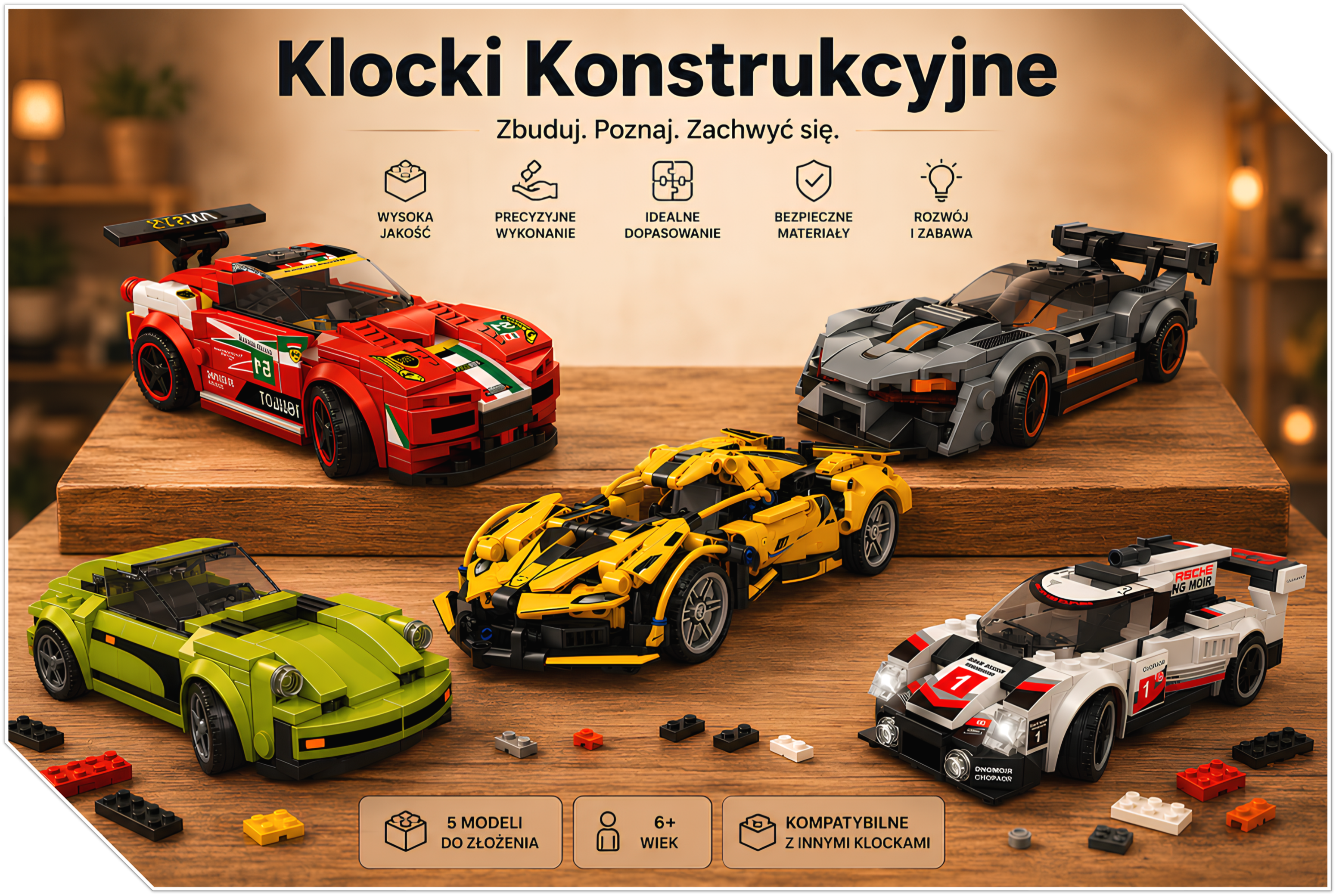 Klocki Konstrukcyjne Samochody