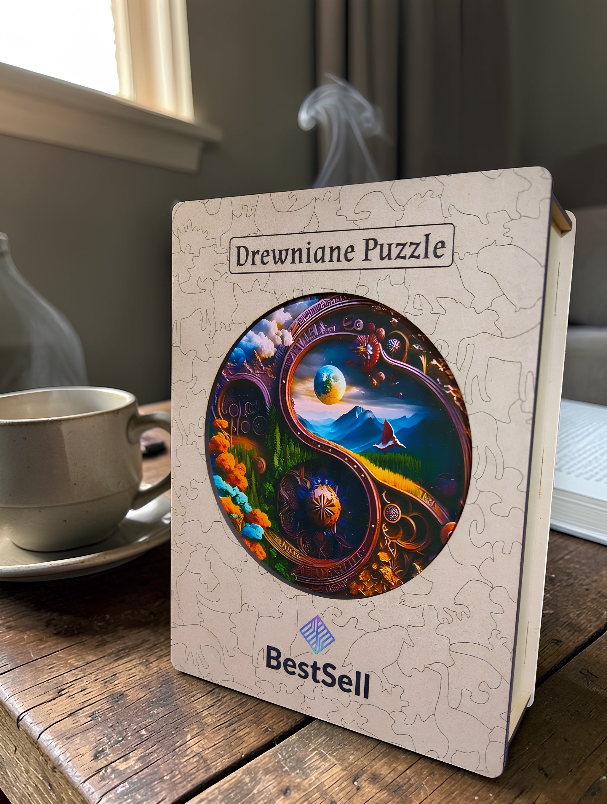 Puzzle Drewniane Tajemniczy Krajobraz Natura