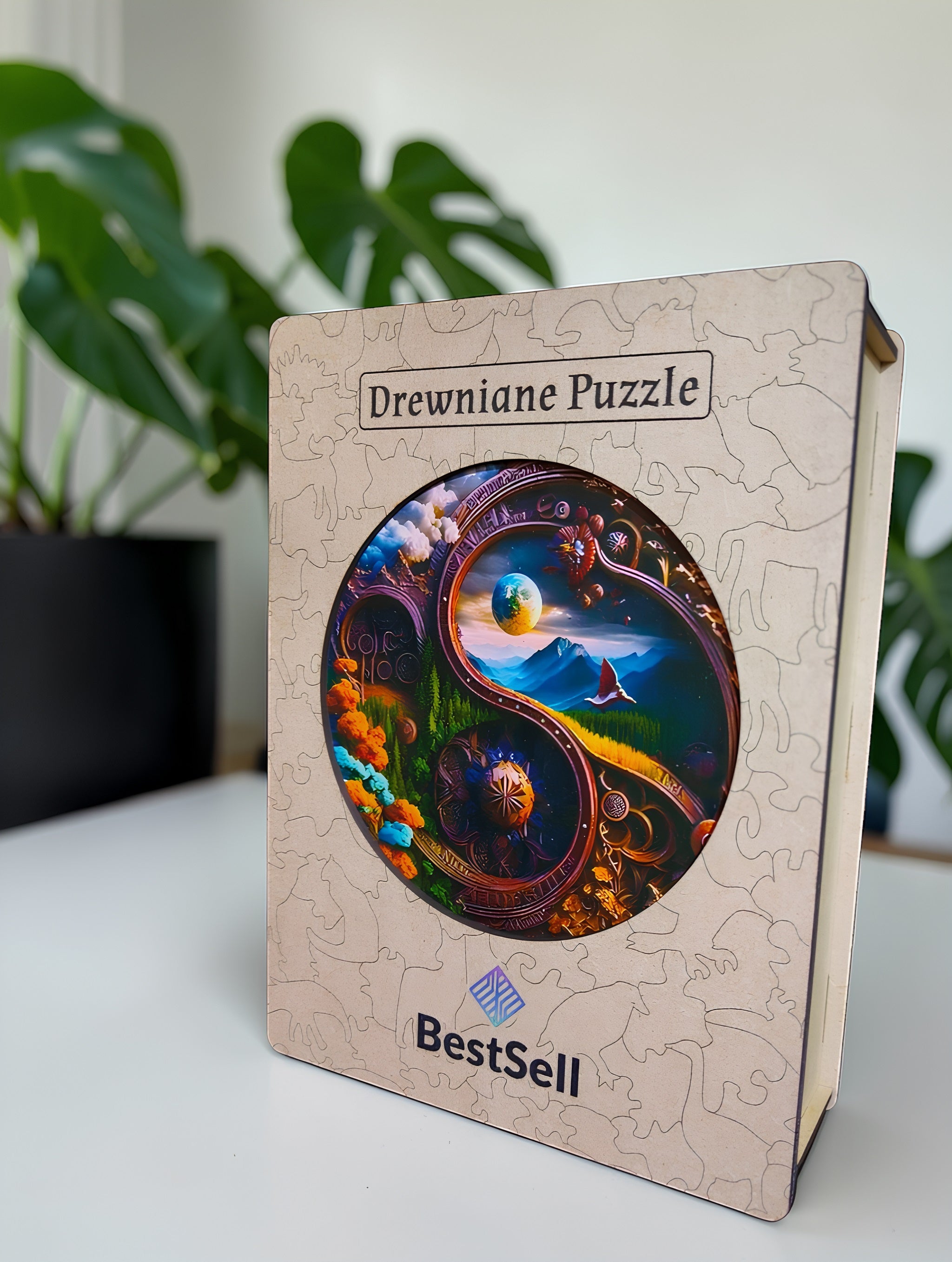 Puzzle Drewniane Tajemniczy Krajobraz Natura