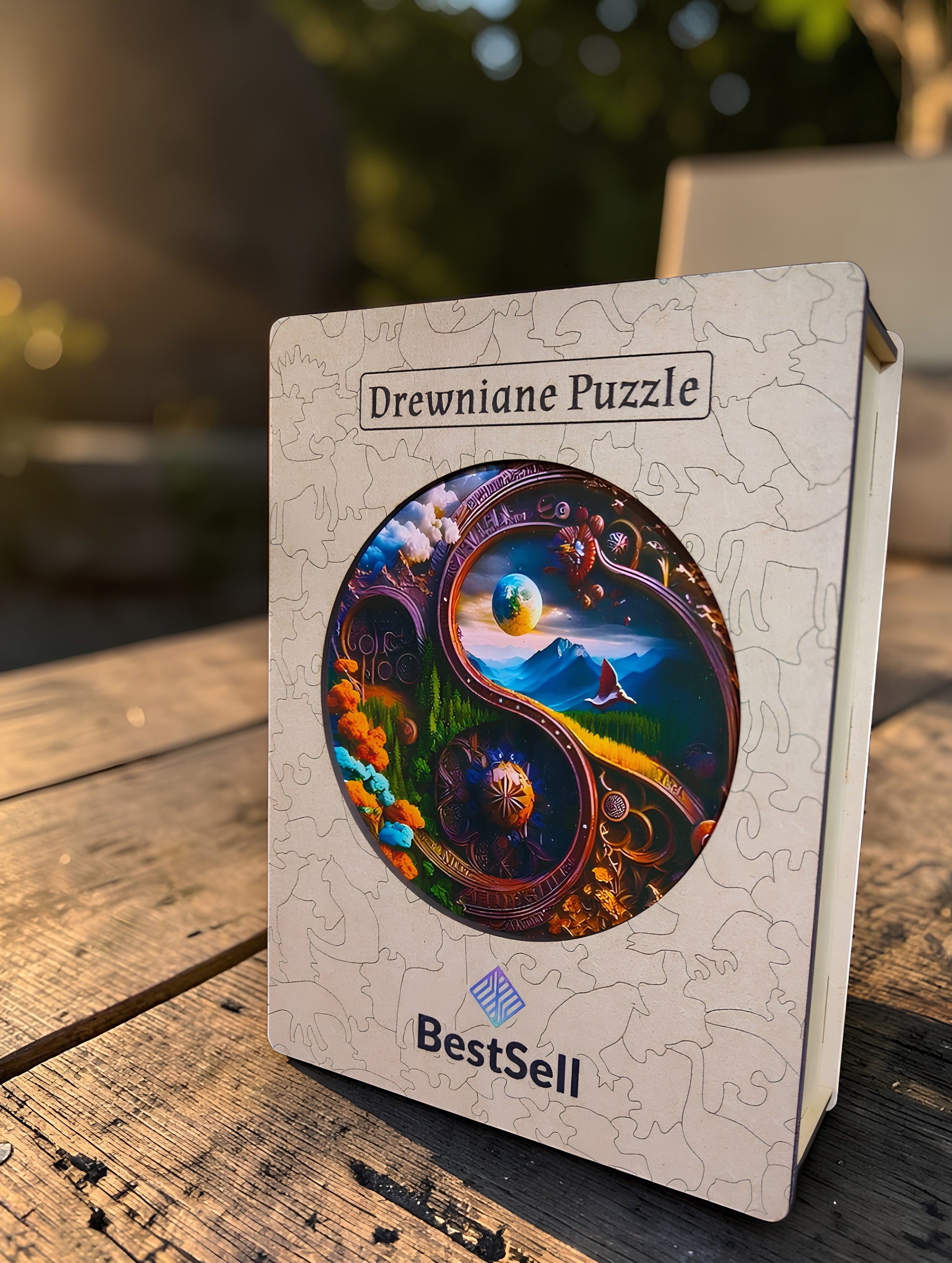 Puzzle Drewniane Tajemniczy Krajobraz Natura