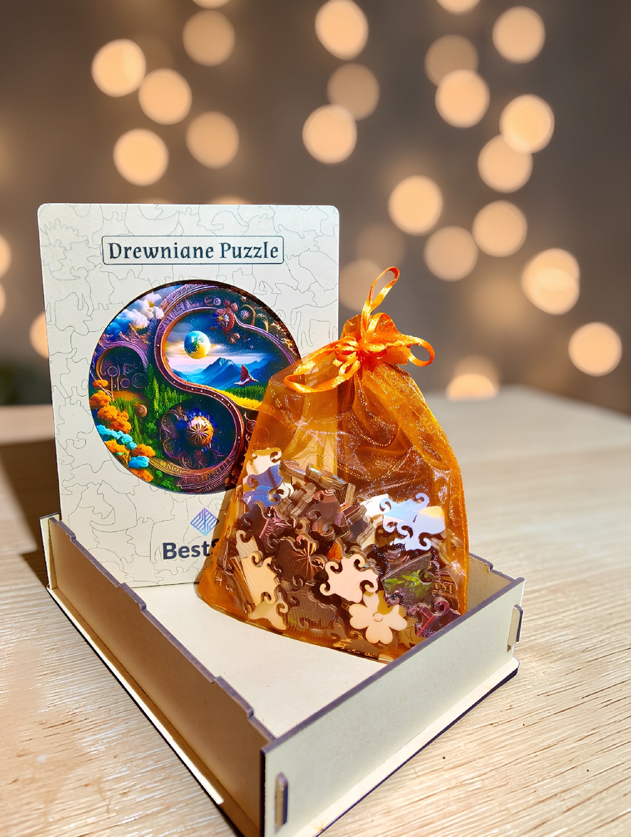 Puzzle Drewniane Tajemniczy Krajobraz Natura