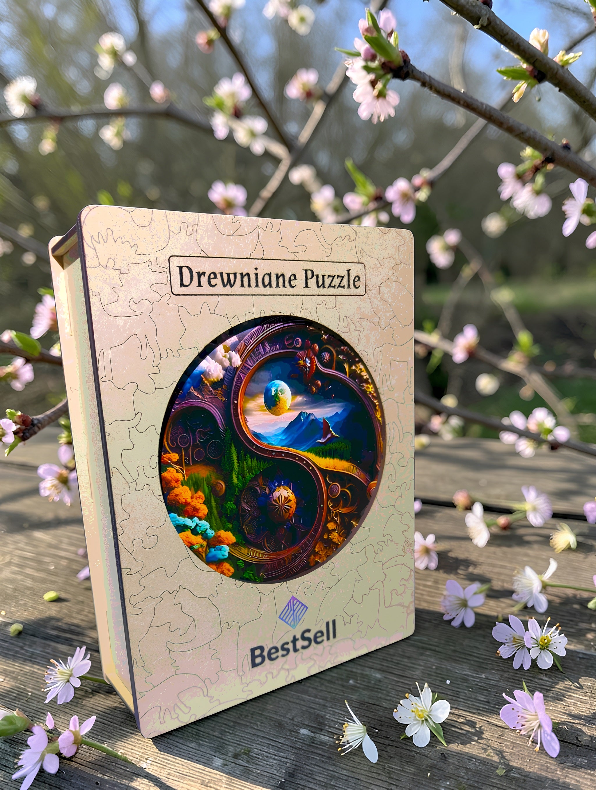 Puzzle Drewniane Tajemniczy Krajobraz Natura