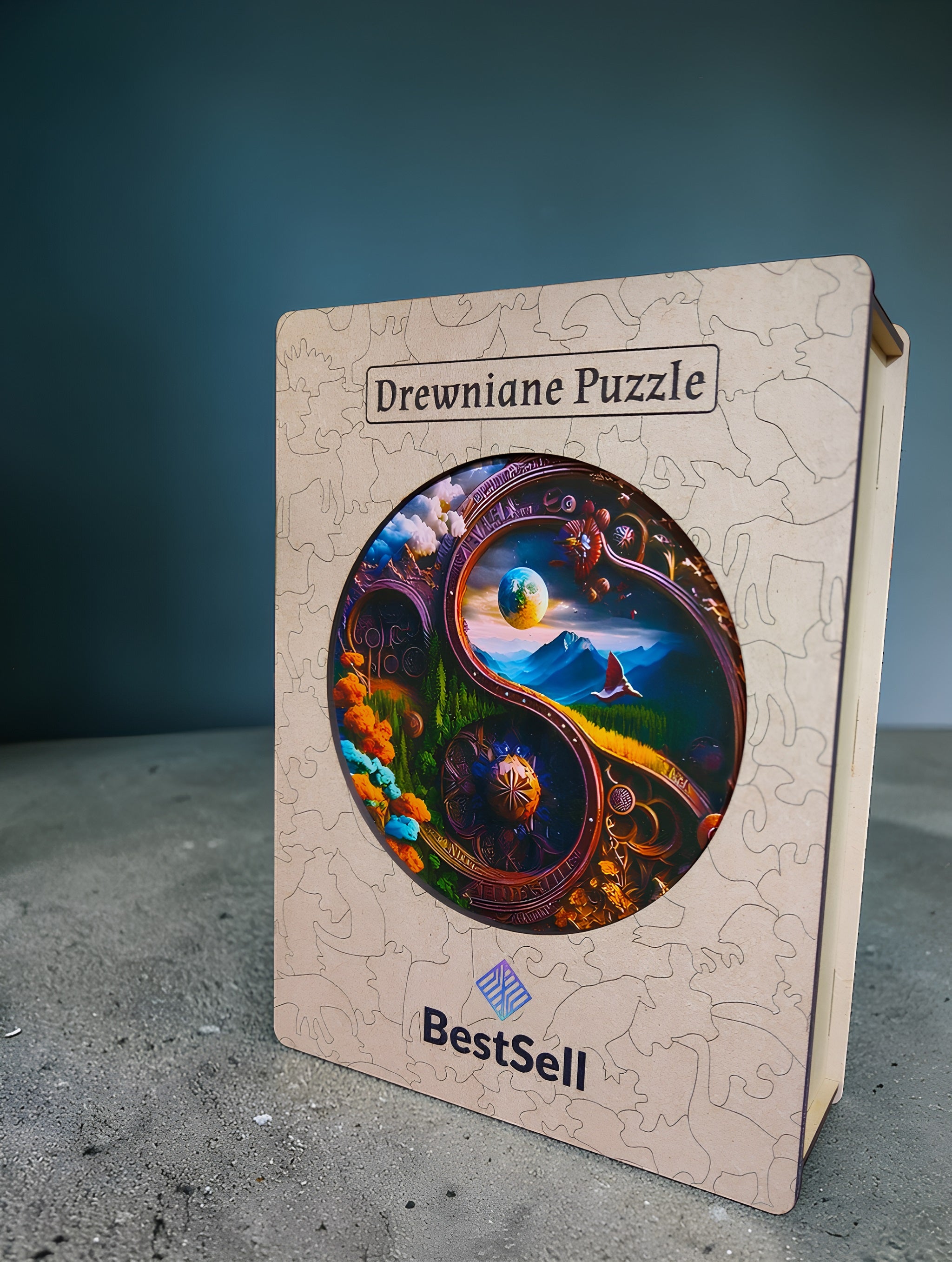 Puzzle Drewniane Tajemniczy Krajobraz Natura