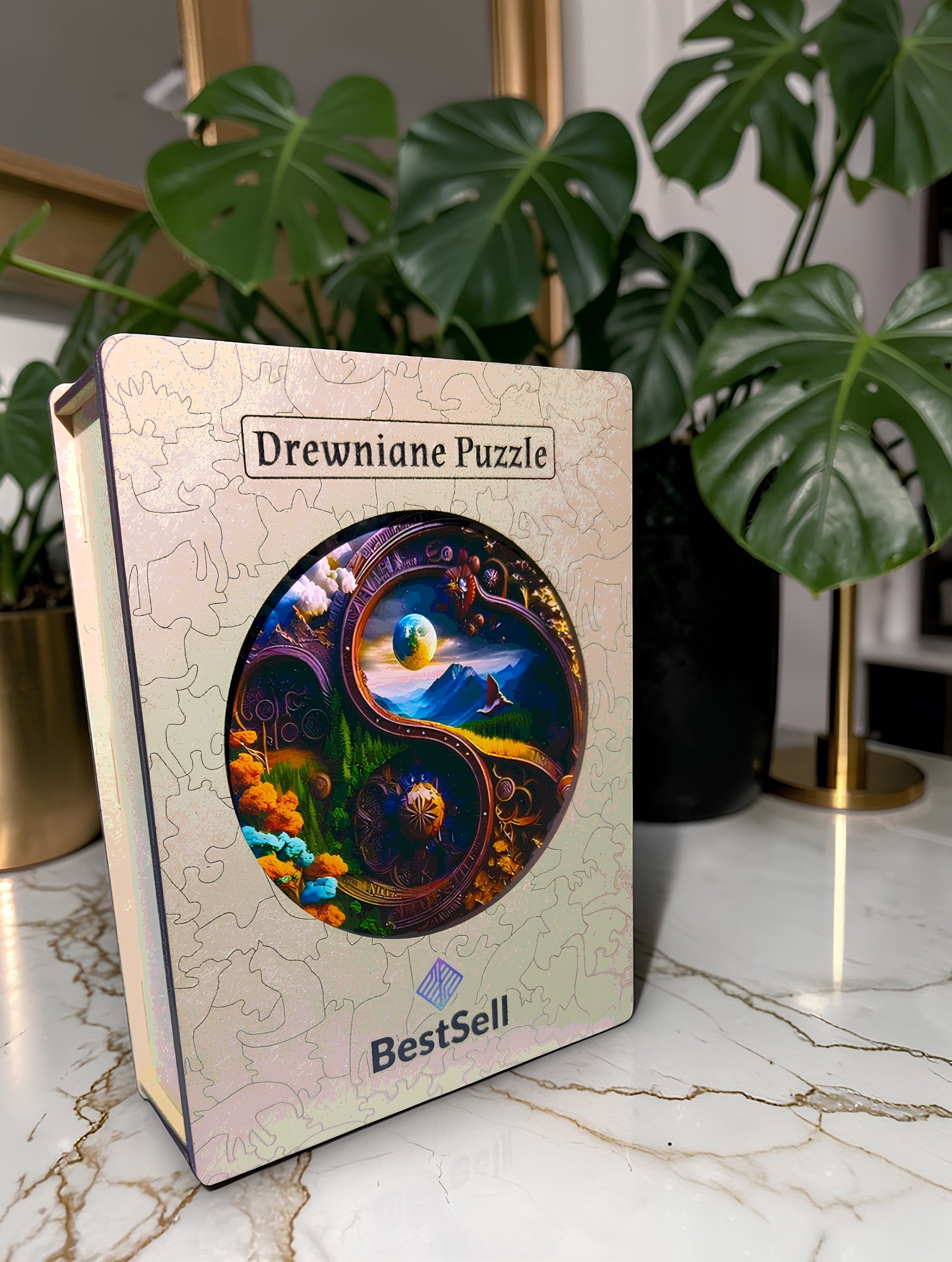 Puzzle Drewniane Tajemniczy Krajobraz Natura