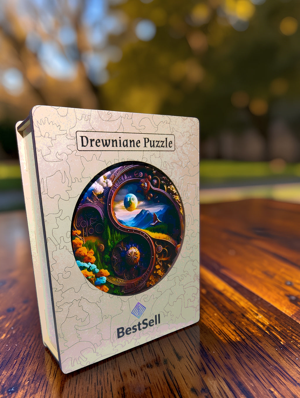 Puzzle Drewniane Tajemniczy Krajobraz Natura