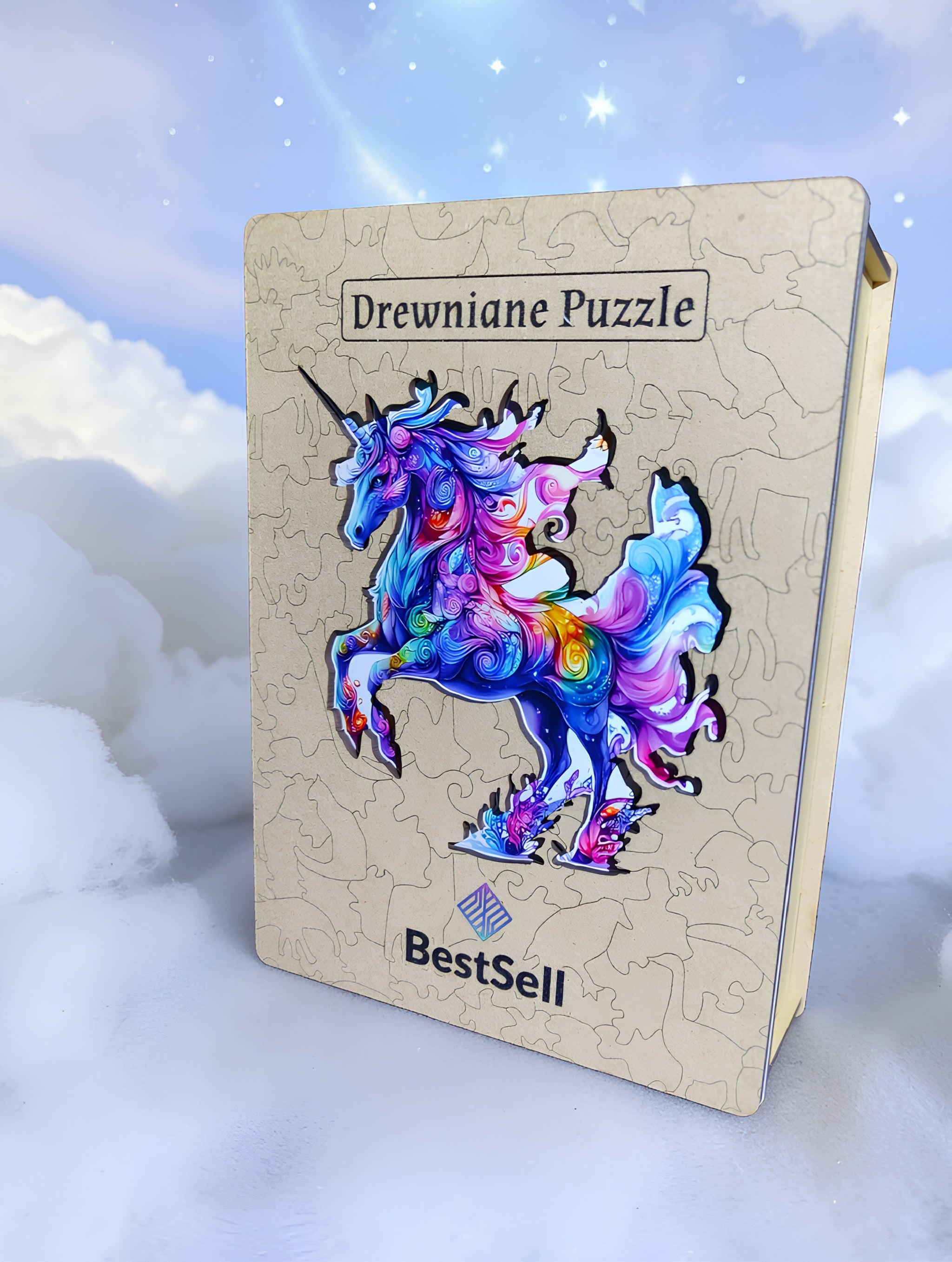 Puzzle Drewniane Jednorożec