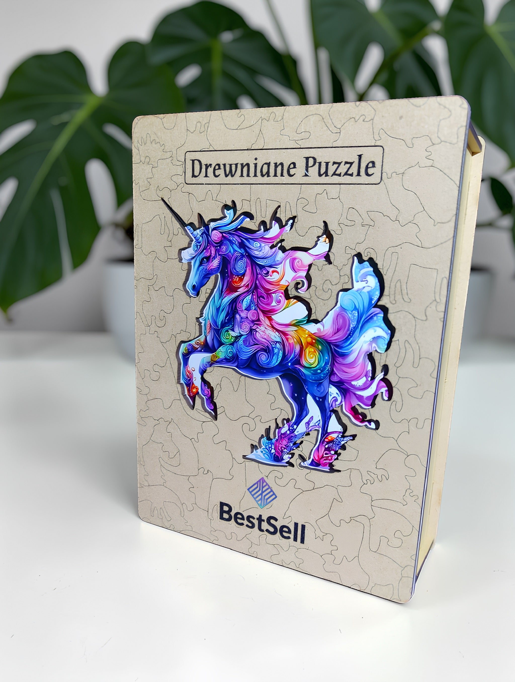 Puzzle Drewniane Jednorożec