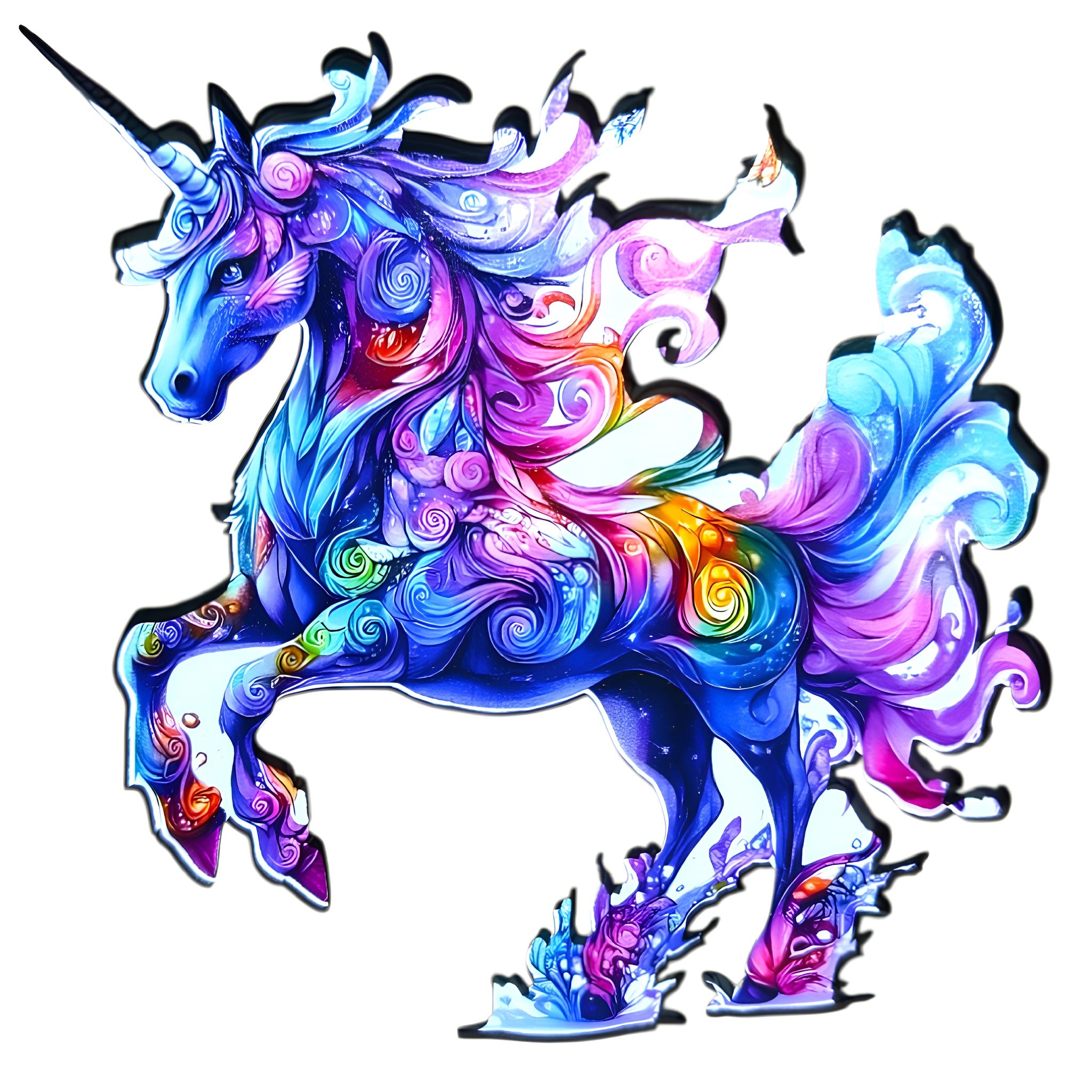 Puzzle Drewniane Jednorożec