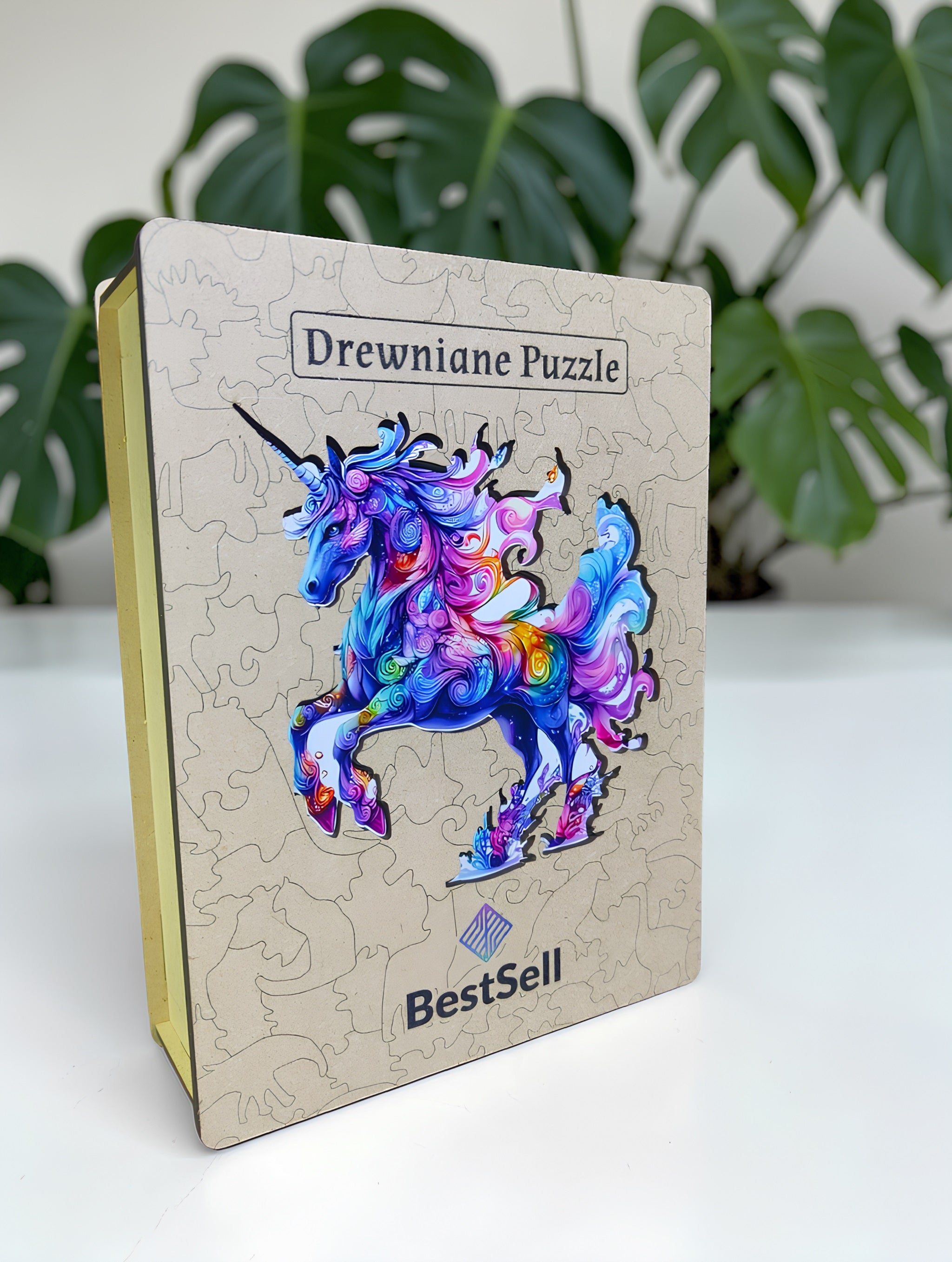 Puzzle Drewniane Jednorożec