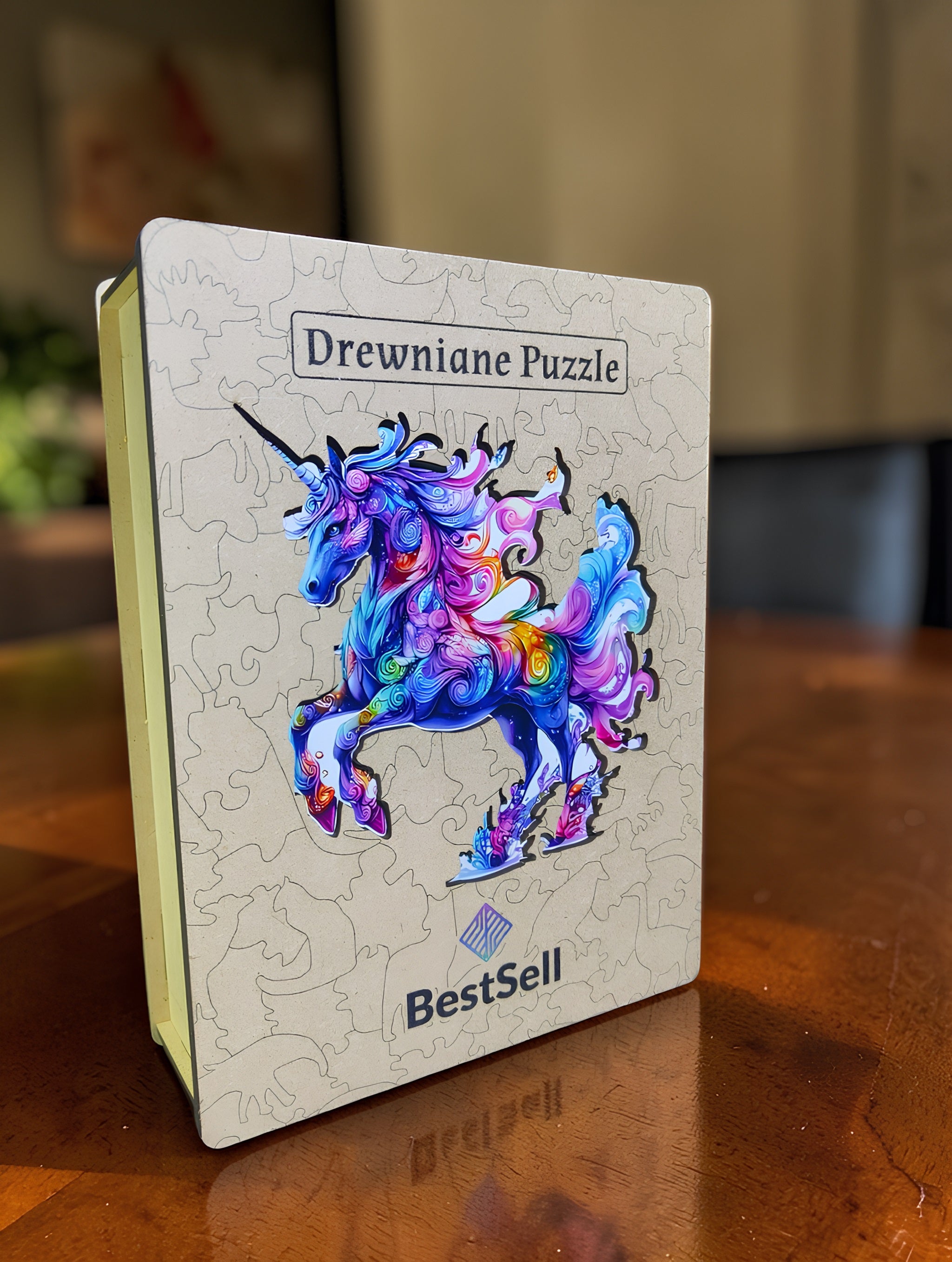 Puzzle Drewniane Jednorożec