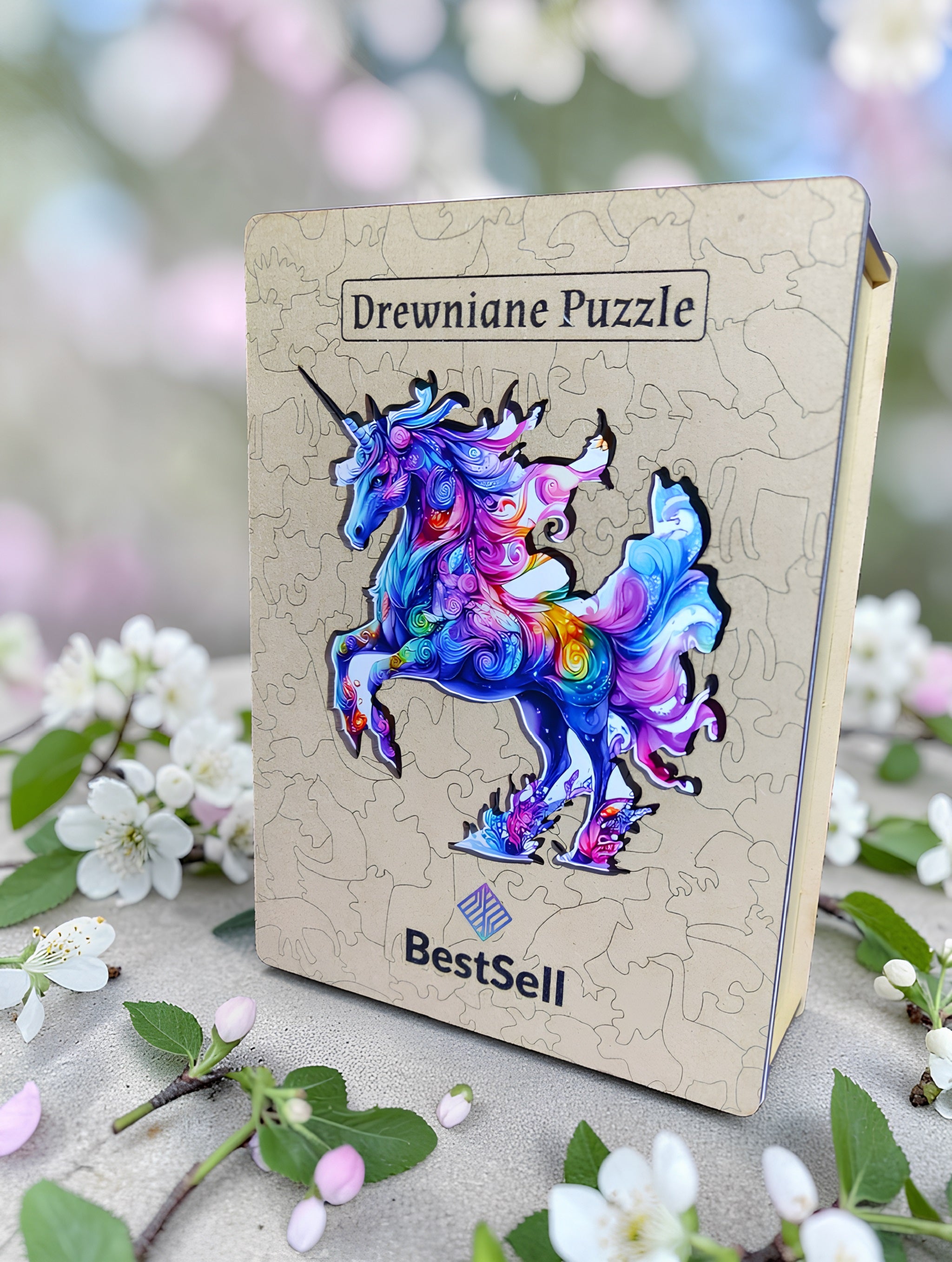 Puzzle Drewniane Jednorożec