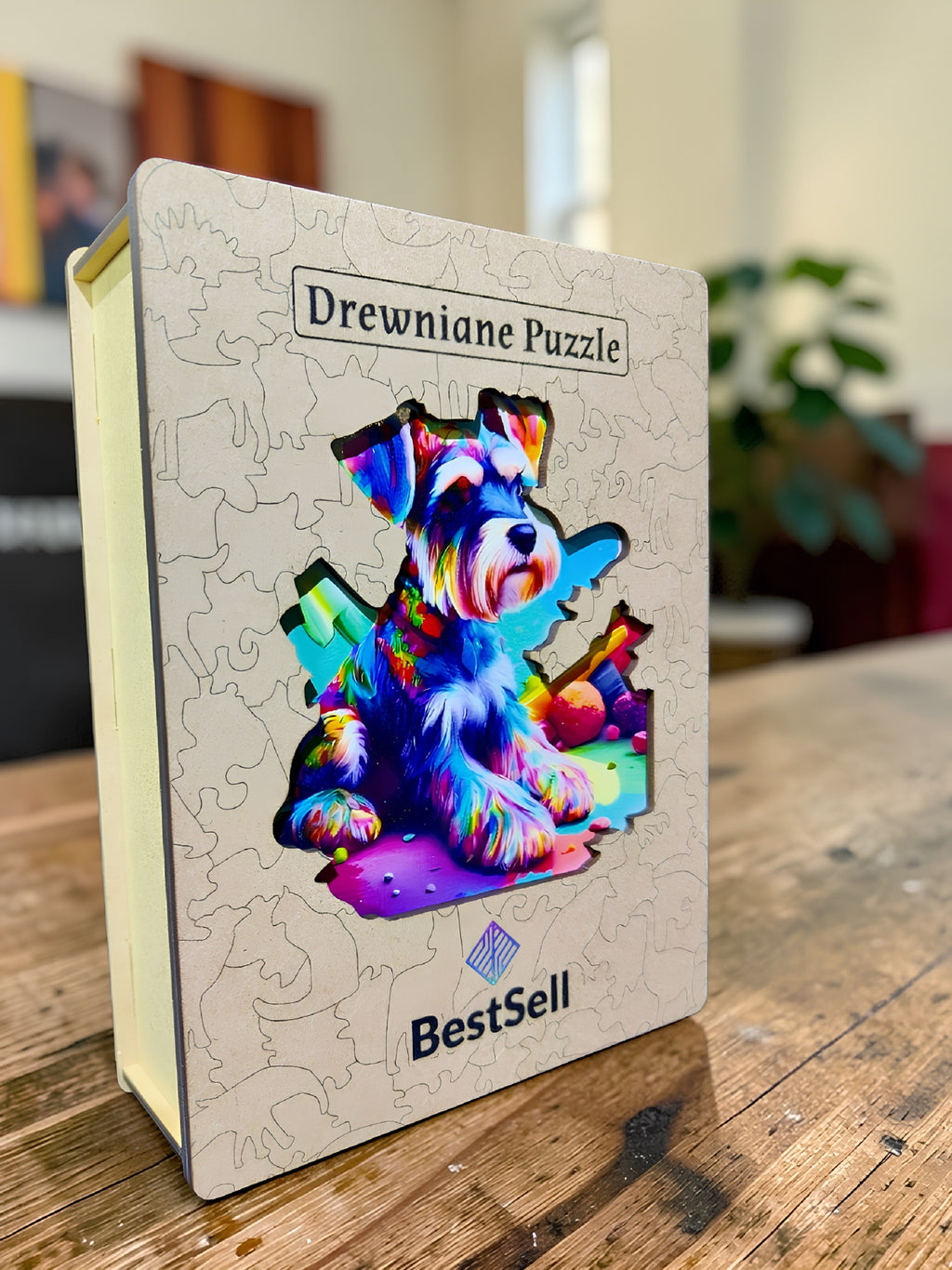 Puzzle Drewniane BestSell Piesek Psotnik