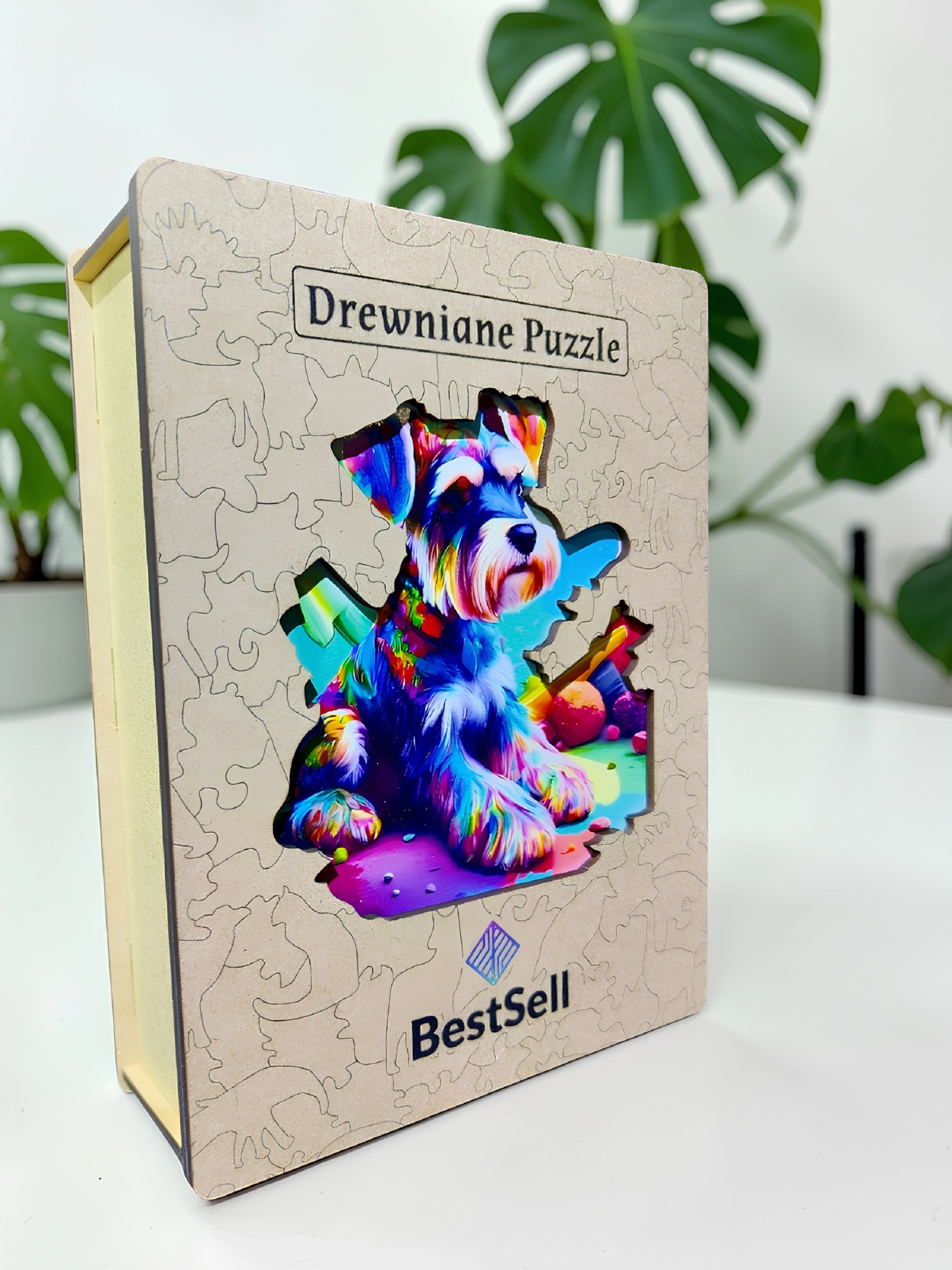 Puzzle Drewniane BestSell Piesek Psotnik