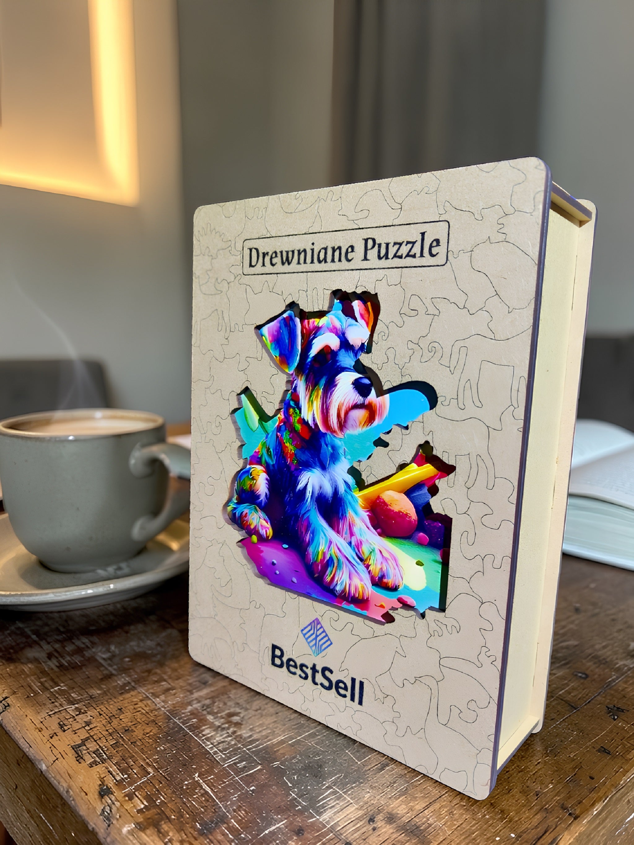 Puzzle Drewniane BestSell Piesek Psotnik