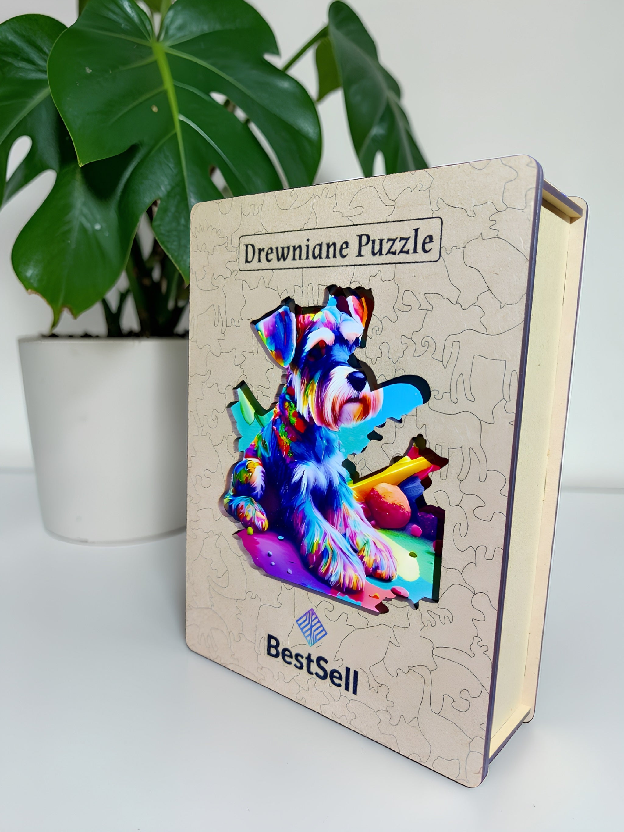 Puzzle Drewniane BestSell Piesek Psotnik