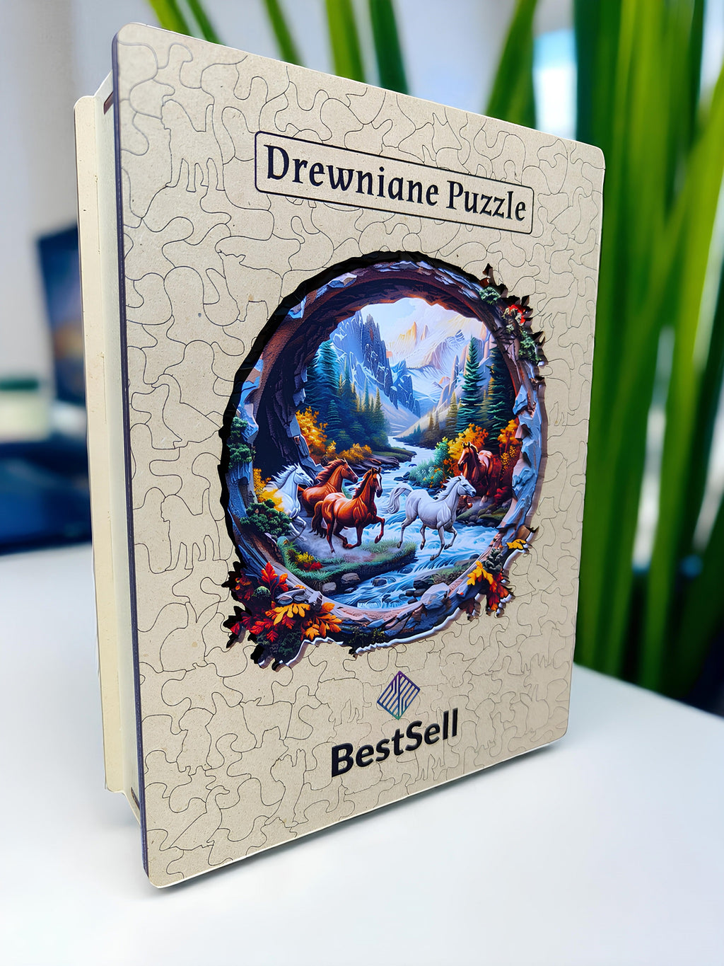Puzzle Drewniane Galopujące Konie