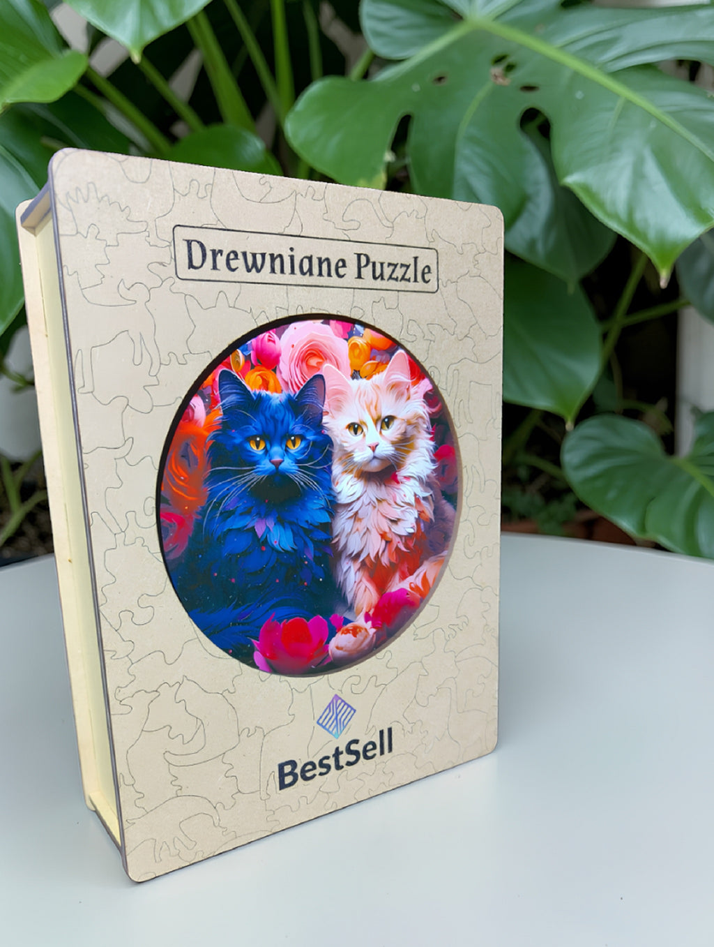 Puzzle Drewniane Urocze Koty