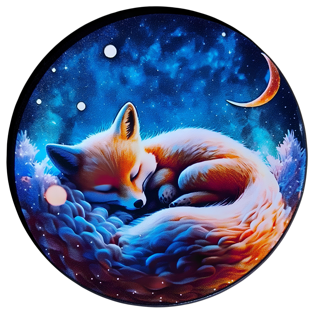 Puzzle Drewniane Śpiący Lisek