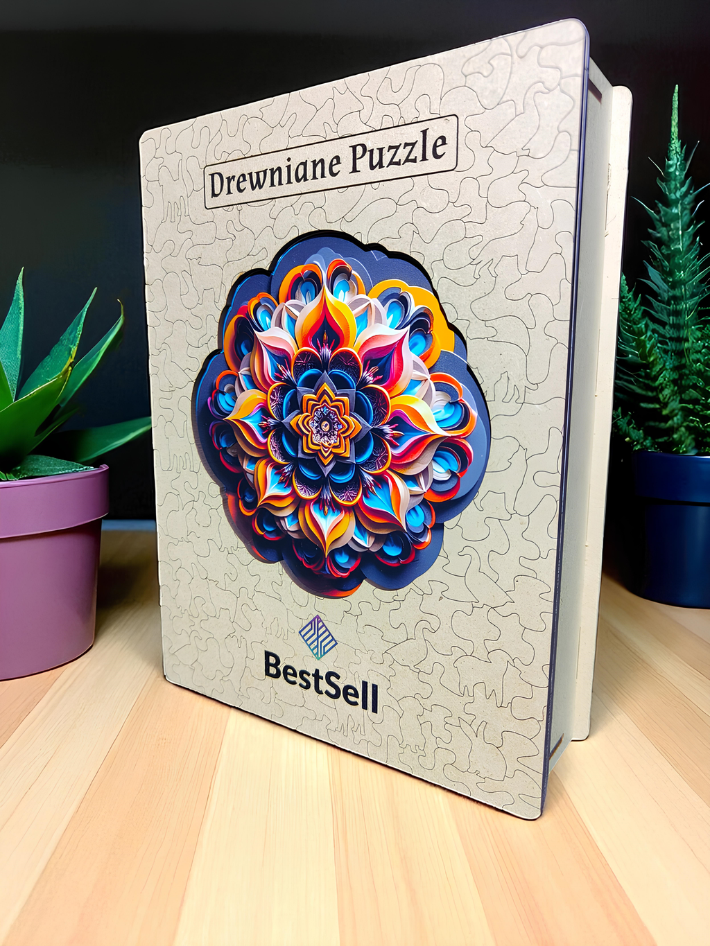 Puzzle Drewniane Mandala