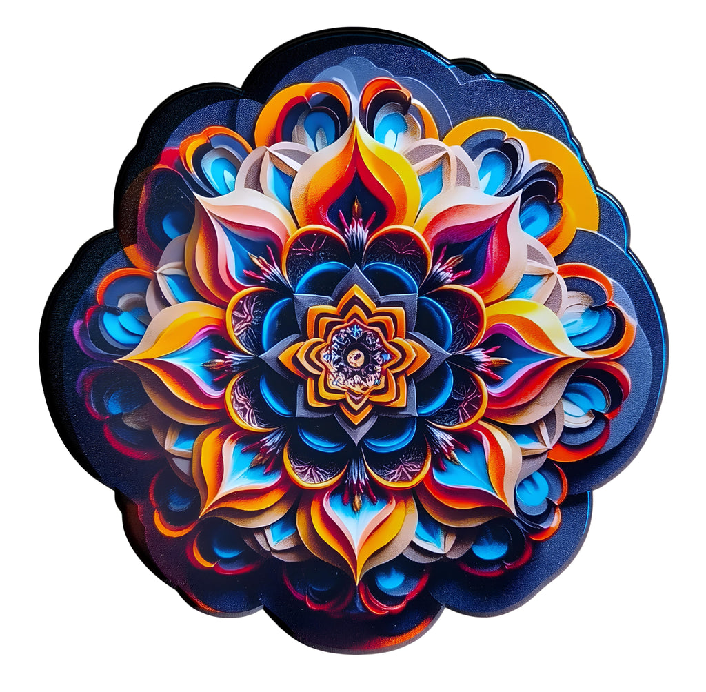 DREWNIANE PUZZLE BESTSELL MANDALA - KOLOROWA UKŁADANKA DLA DOROSŁYCH PREZENT NA URODZINY