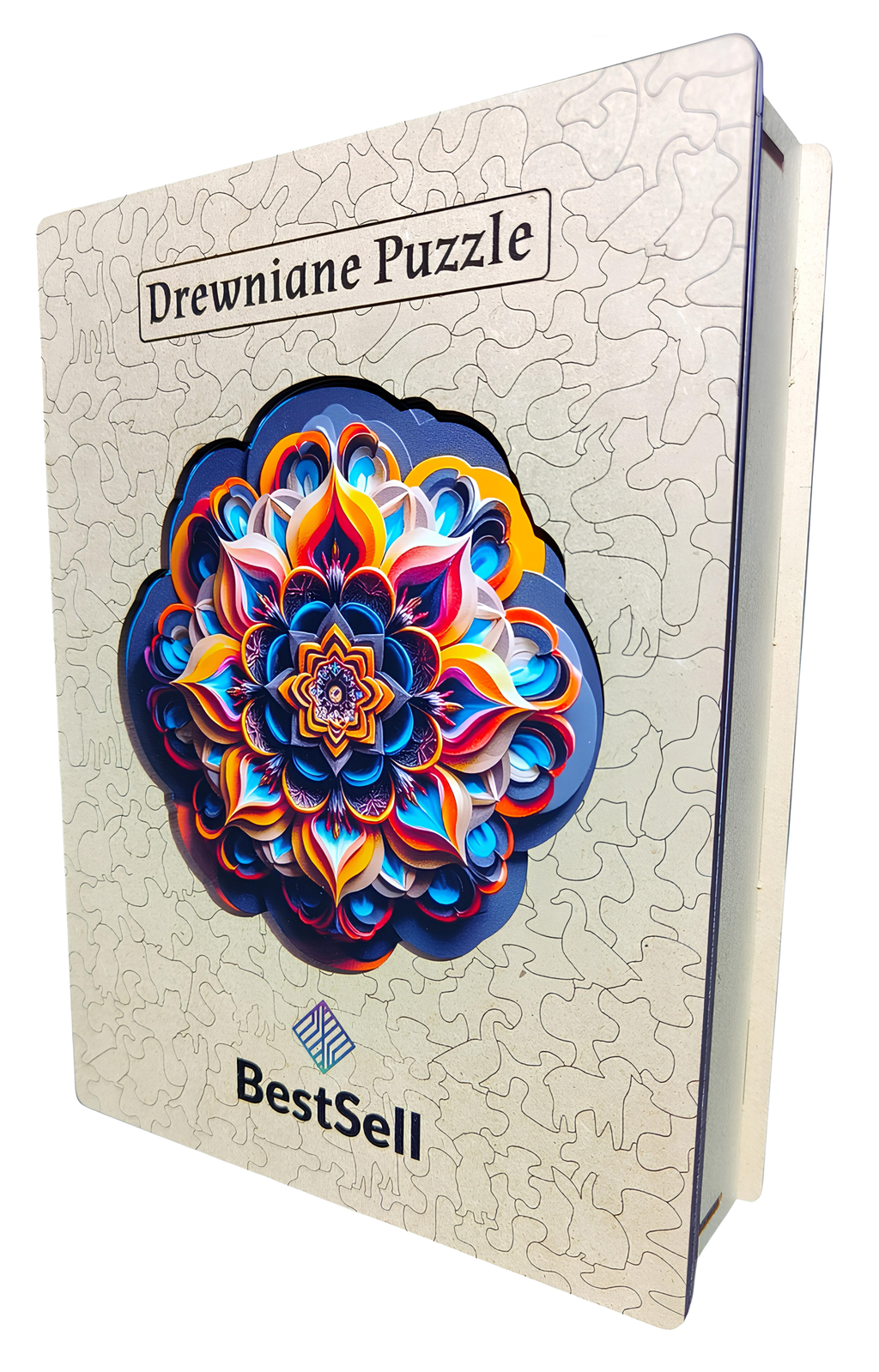 DREWNIANE PUZZLE BESTSELL MANDALA - KOLOROWA UKŁADANKA DLA DOROSŁYCH PREZENT NA URODZINY