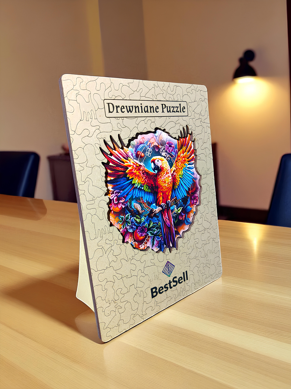 Puzzle Drewniane Rajska Papuga