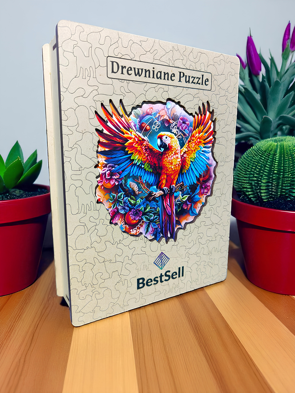 Puzzle Drewniane Rajska Papuga