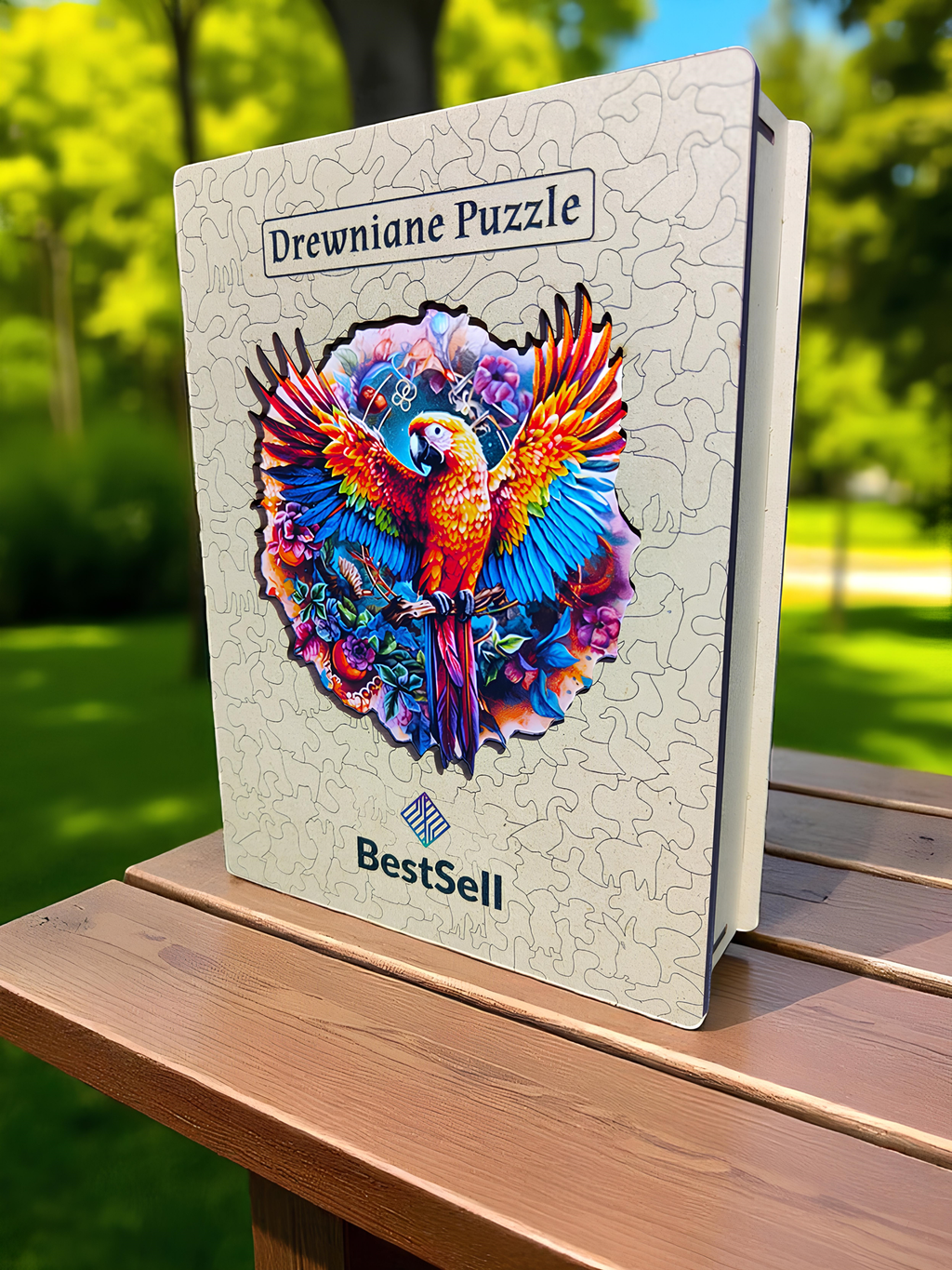 Puzzle Drewniane Rajska Papuga