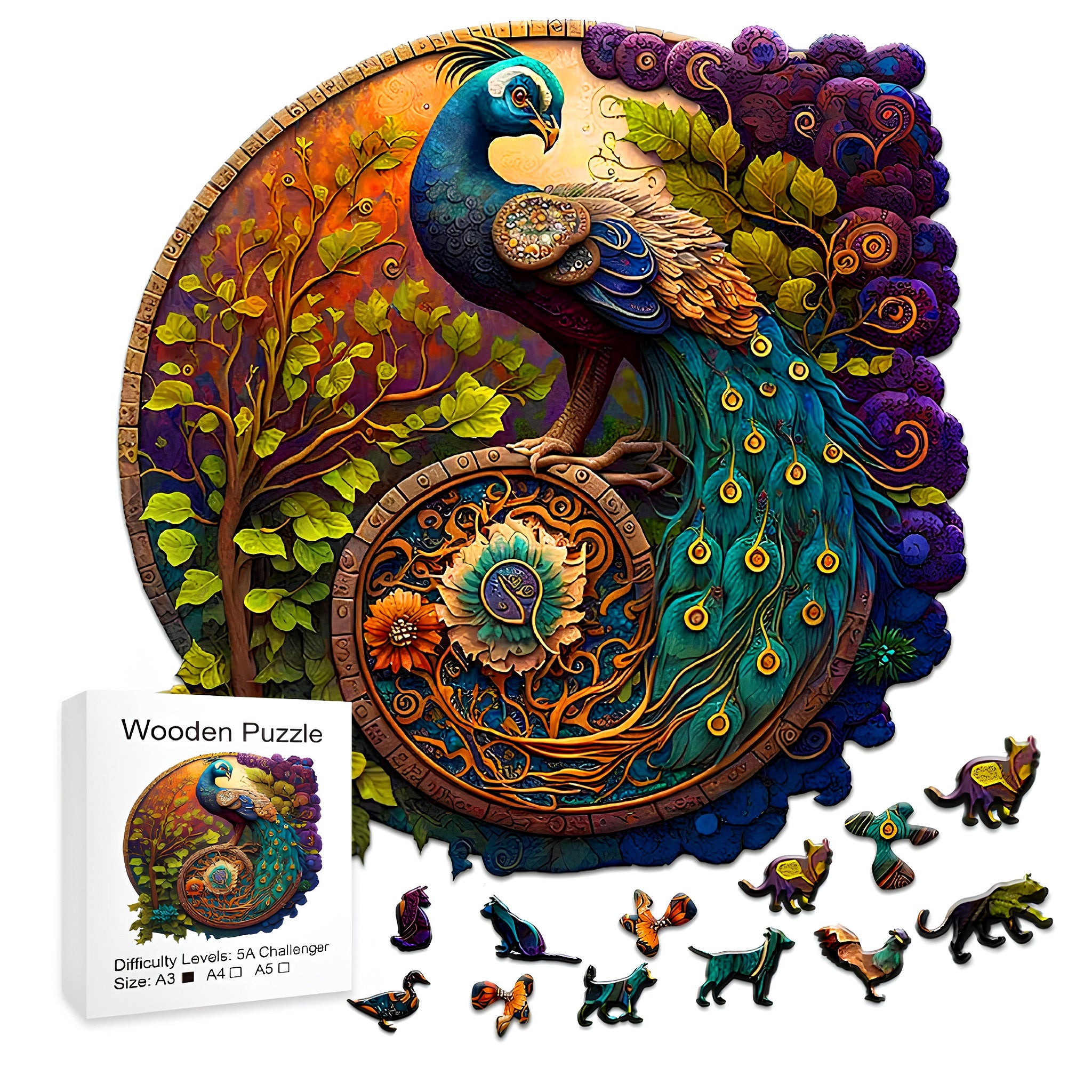 Puzzle Drewniane Paw