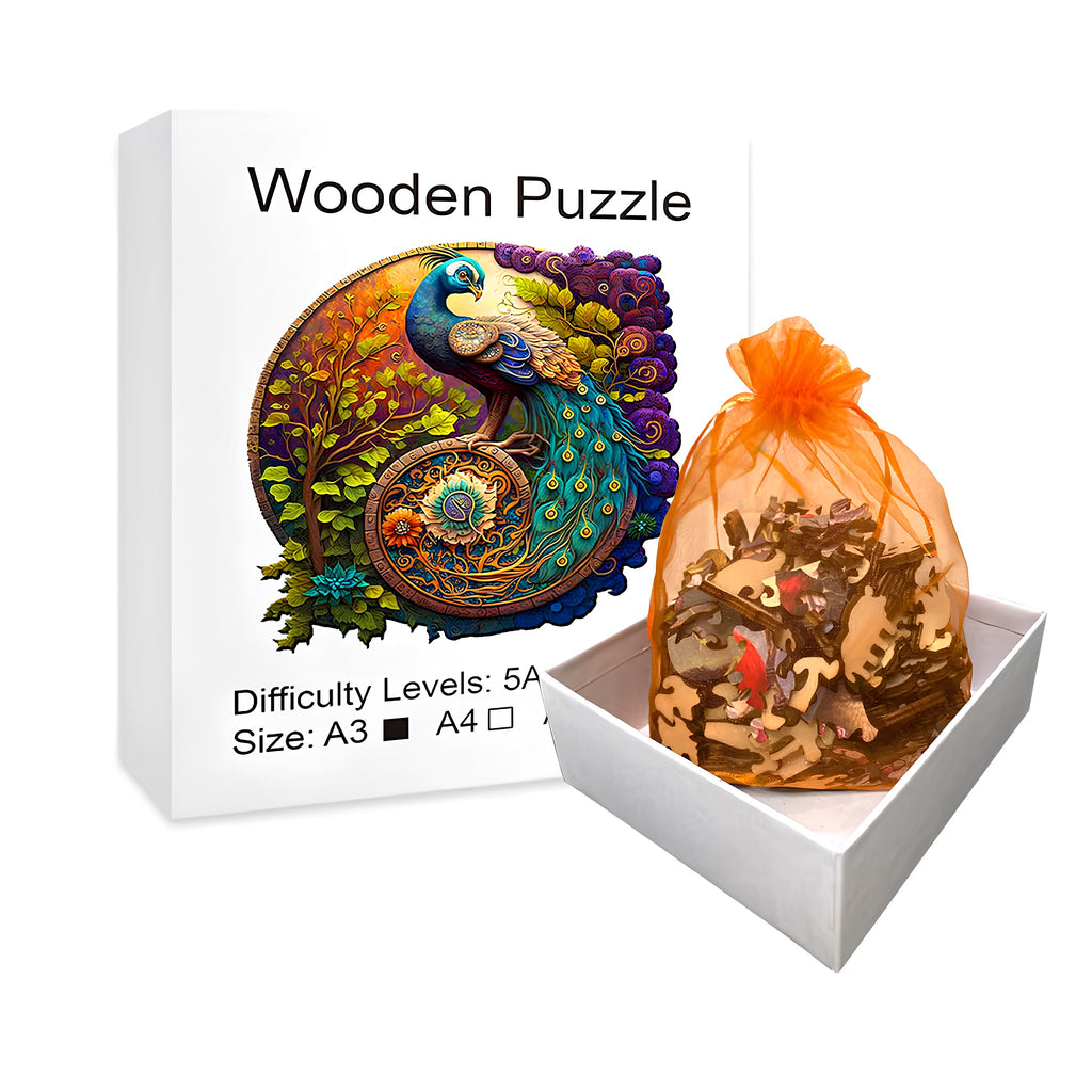 Puzzle Drewniane Paw