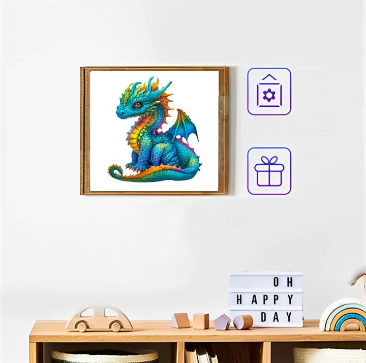 SMOK PUZZLE DREWNIANE UKŁADANKA 3D DLA DZIECI