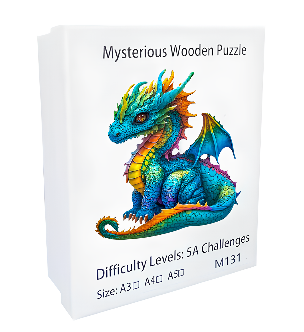 SMOK PUZZLE DREWNIANE UKŁADANKA 3D DLA DZIECI