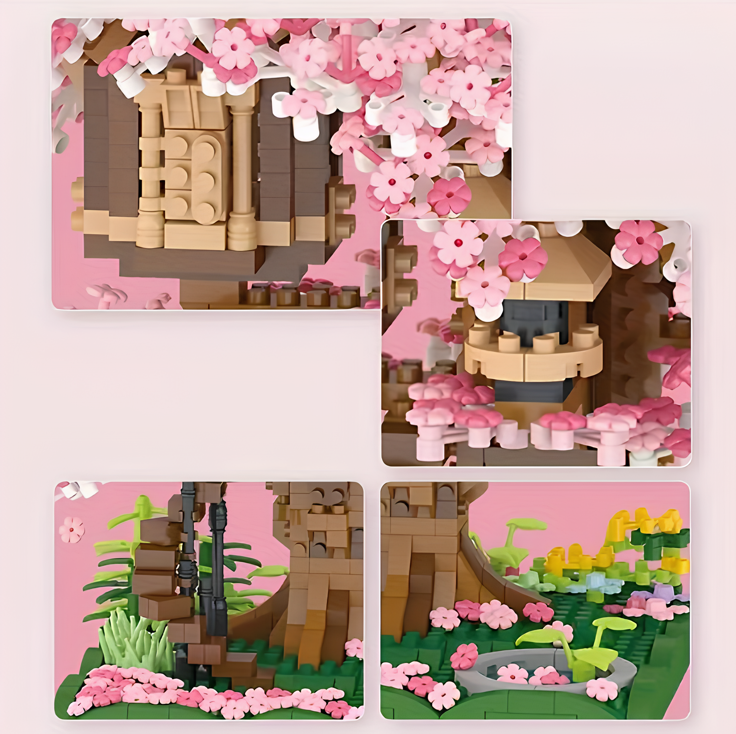 DRZEWO BONSAI JAPOŃSKIE KLOCKI KONSTRUKCYJNE PREZENT DLA DZIECI - 2008 ELEMENTÓW