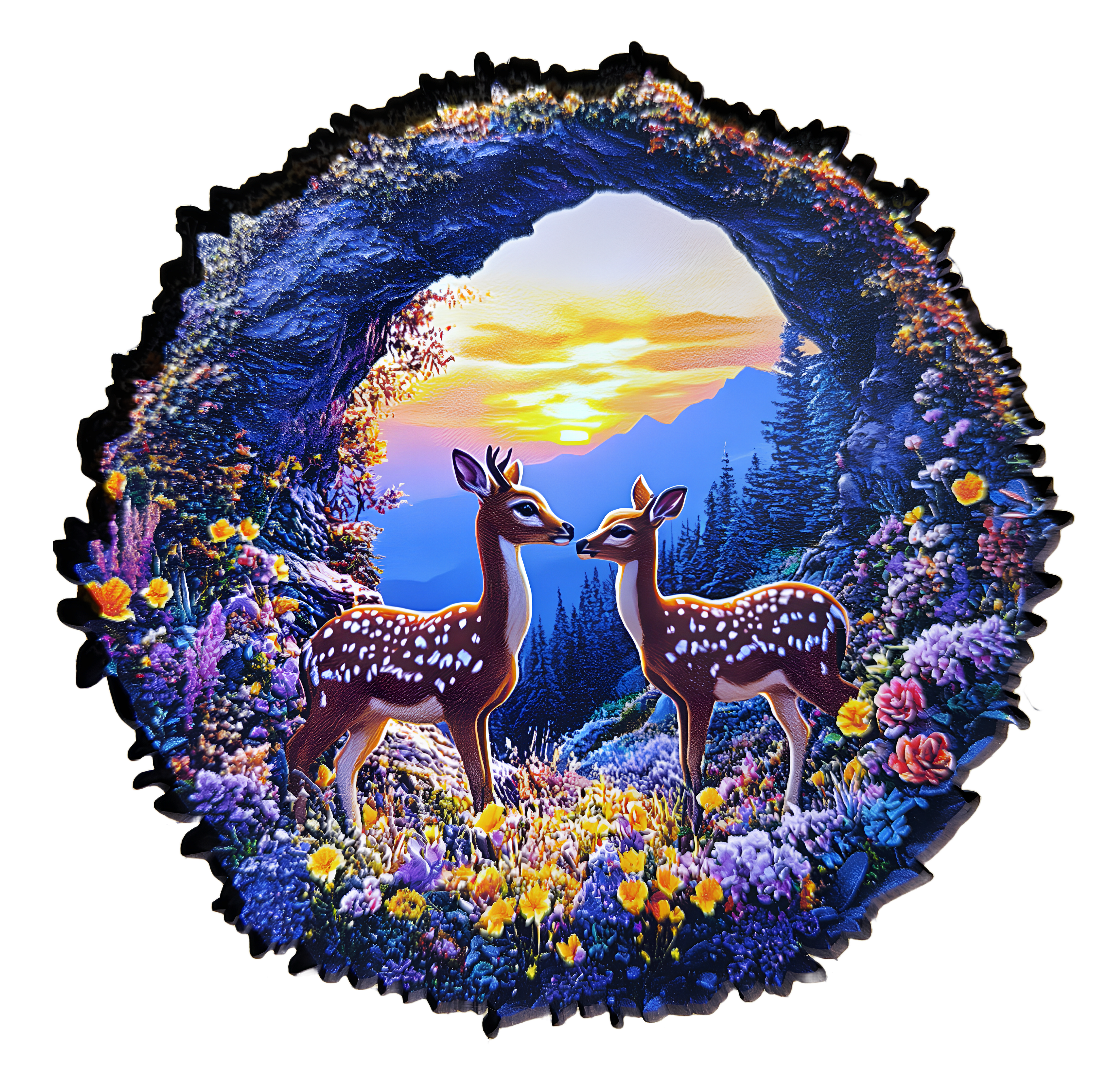 DREWNIANE PUZZLE BESTSELL SARNY NA ŁĄCE - UKŁADANKA ZWIERZĘTA PREZENT DLA DZIECI I DOROSŁYCH