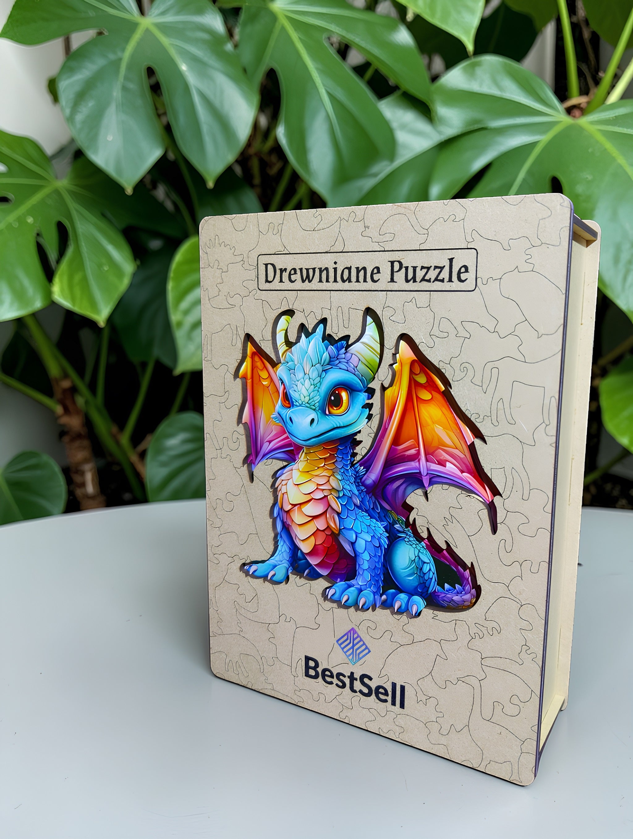 Puzzle Drewniane Smok