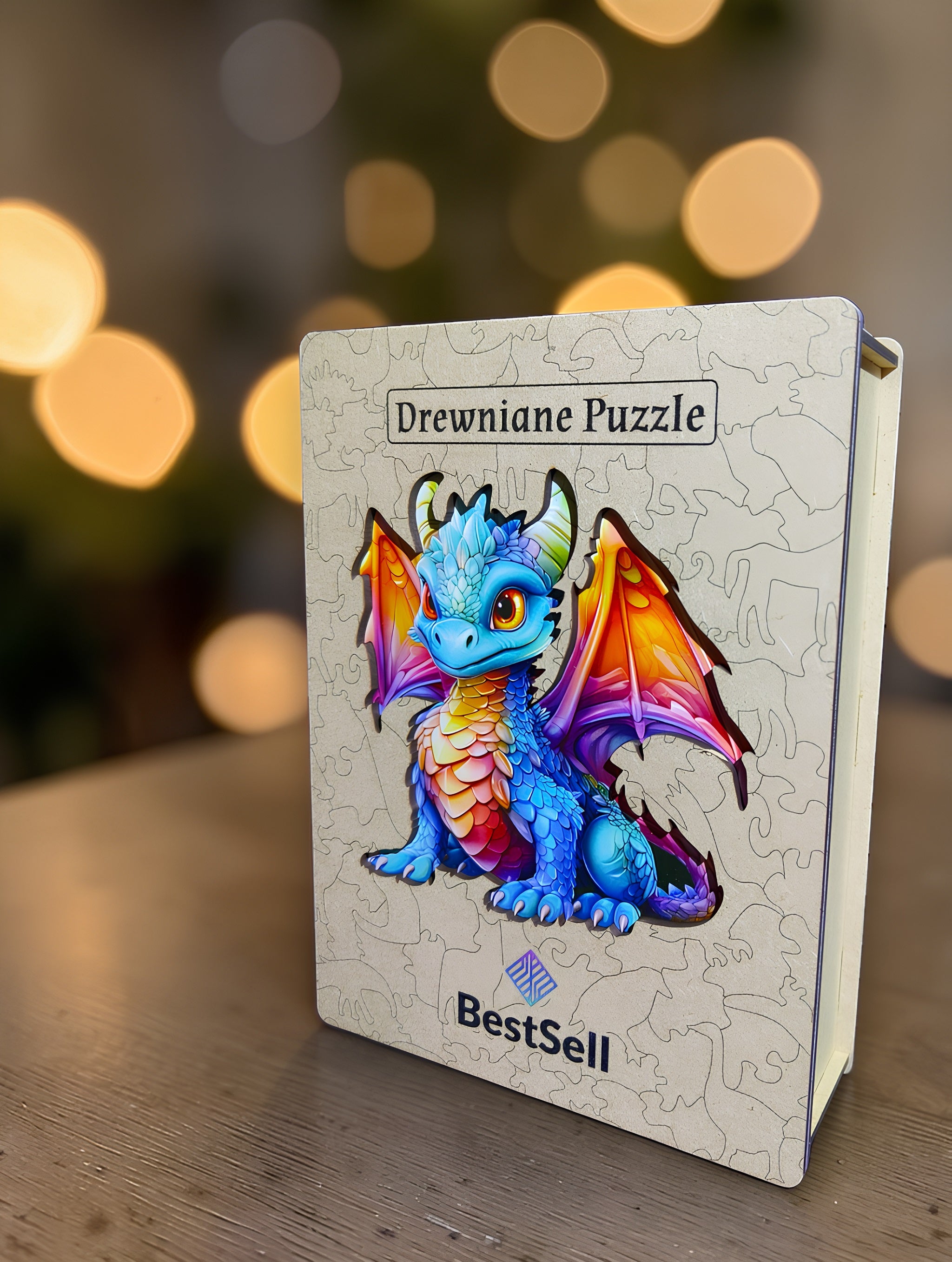 Puzzle Drewniane Smok