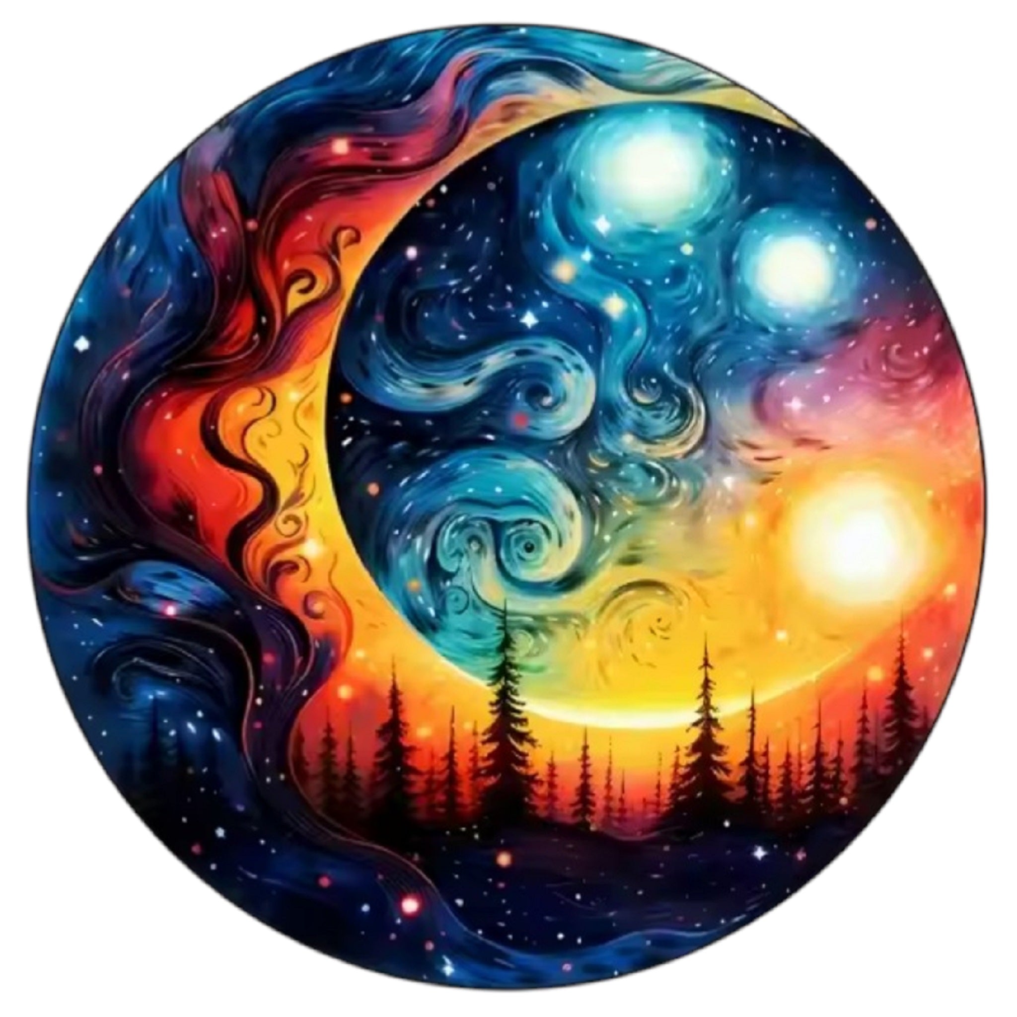 Puzzle Drewniane Krajobraz Tajemnicza Noc