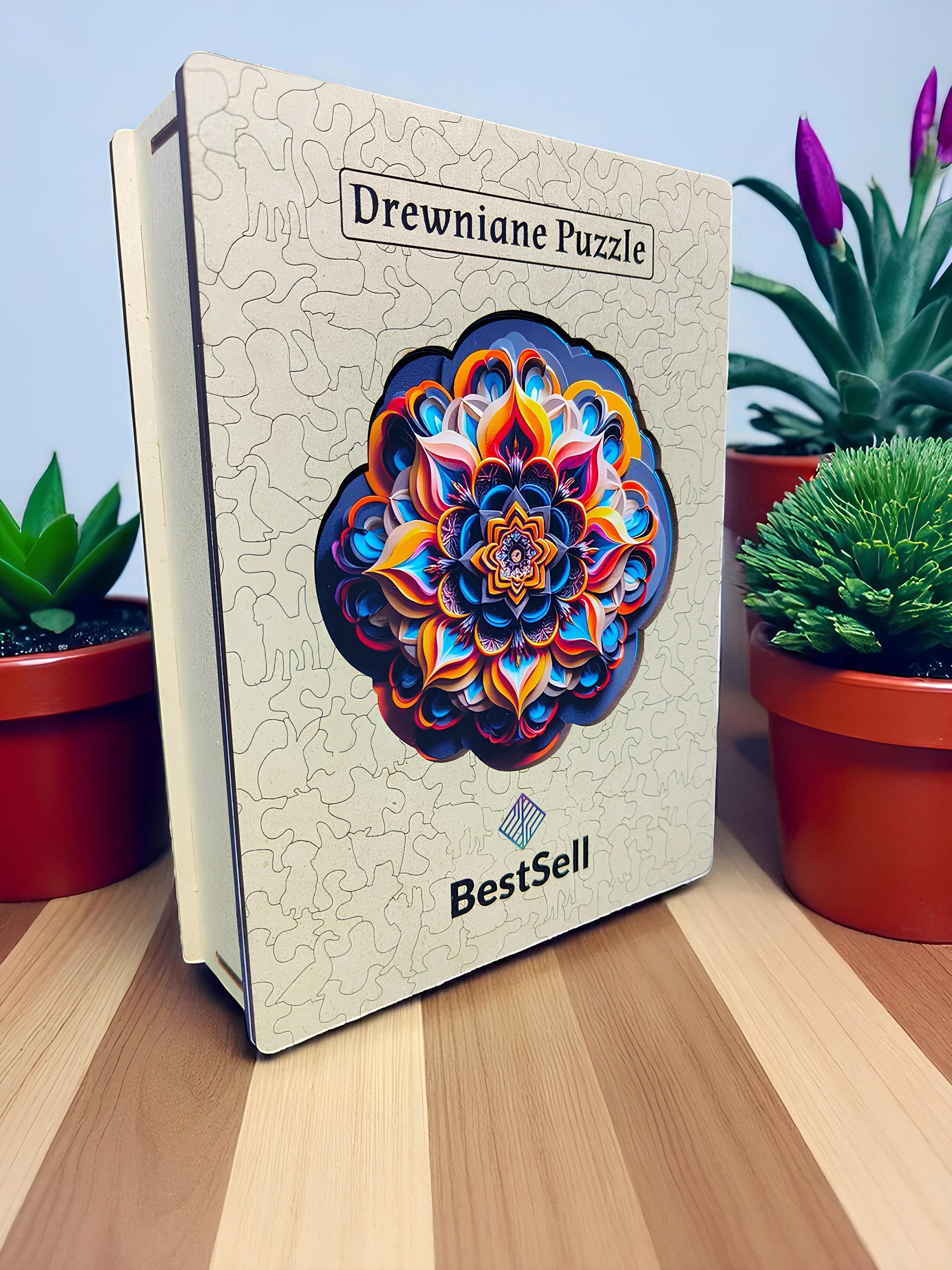 Puzzle Drewniane Mandala